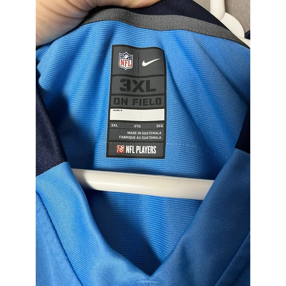 Tennessee Titans Nike Jersey Mens 3XL Wright Blue NFL Football GUC